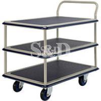 Triple Deck Single Handle Type Tolley 三层单手柄手推车